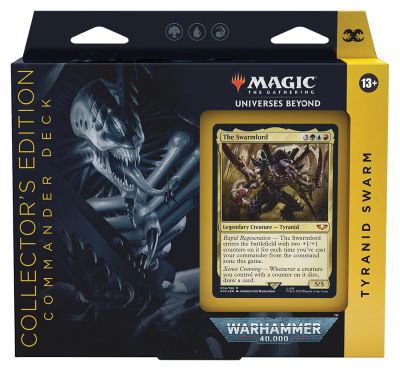 universes beyond: warhammer 40.000 commander deck collector's edition tyranid swarm (eng)